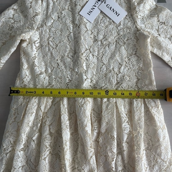 NWT Ganni JEROME LACE dress size 36 - Picture 10 of 12